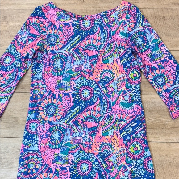 Lilly Pulitzer Bay Dress in No Prob Llama Size Medium - Picture 4 of 8